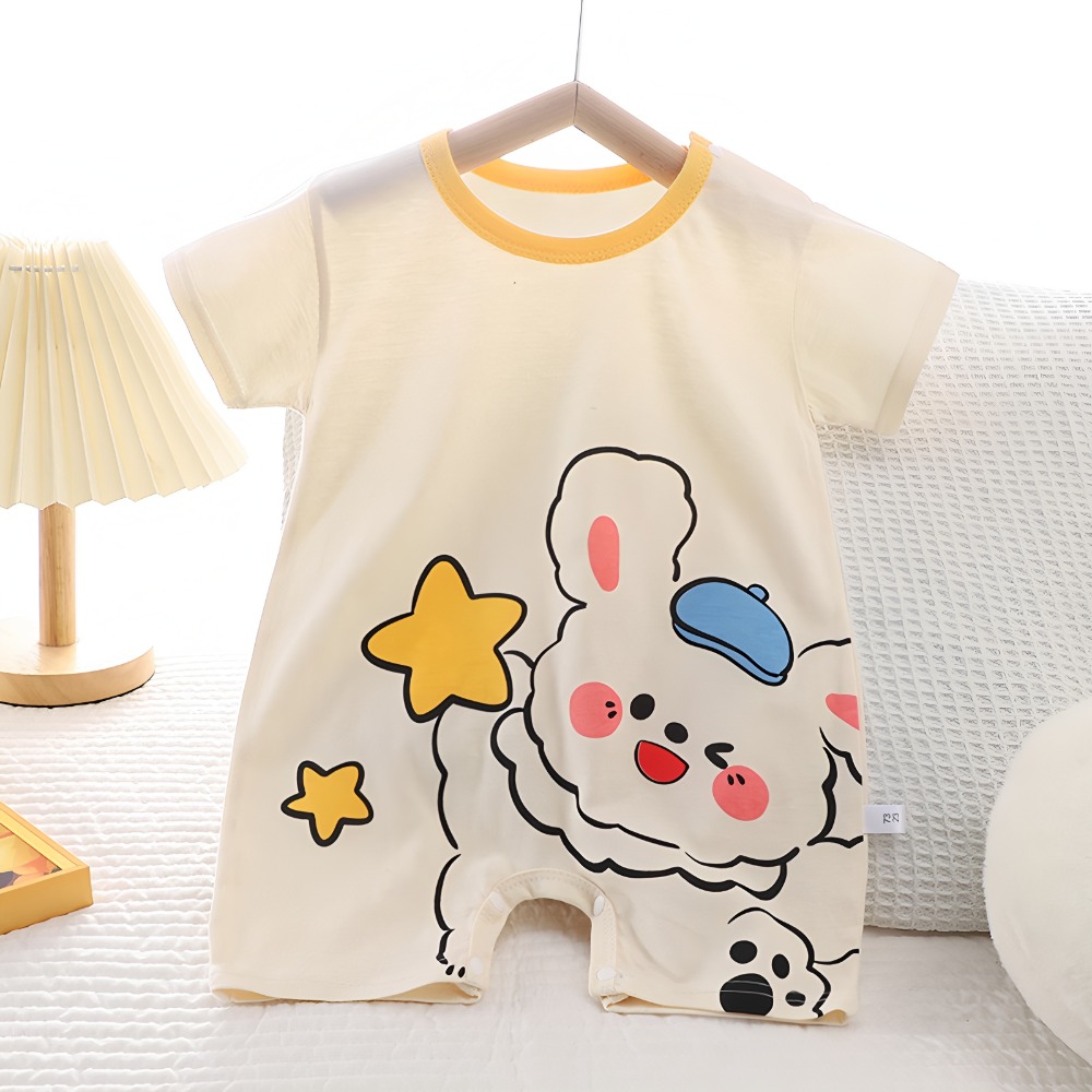 Summer  Printed Newborn Baby C - Baby Summer Linen Sleeveless Jumpsuit recension och pris