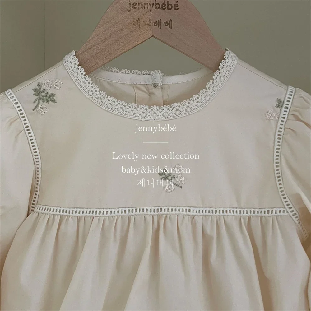 Baby Girls Embroidered Floral  - Newborn Baby Girl Romper Floral recension och pris