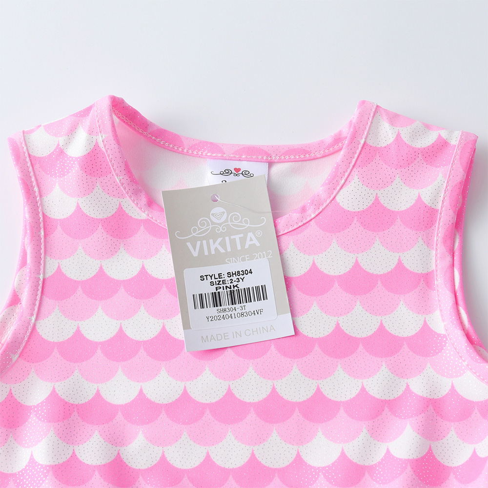 VIKITA Girls Sleeveless Mermai - Toddler Girl Tulle Party Dress recension och pris