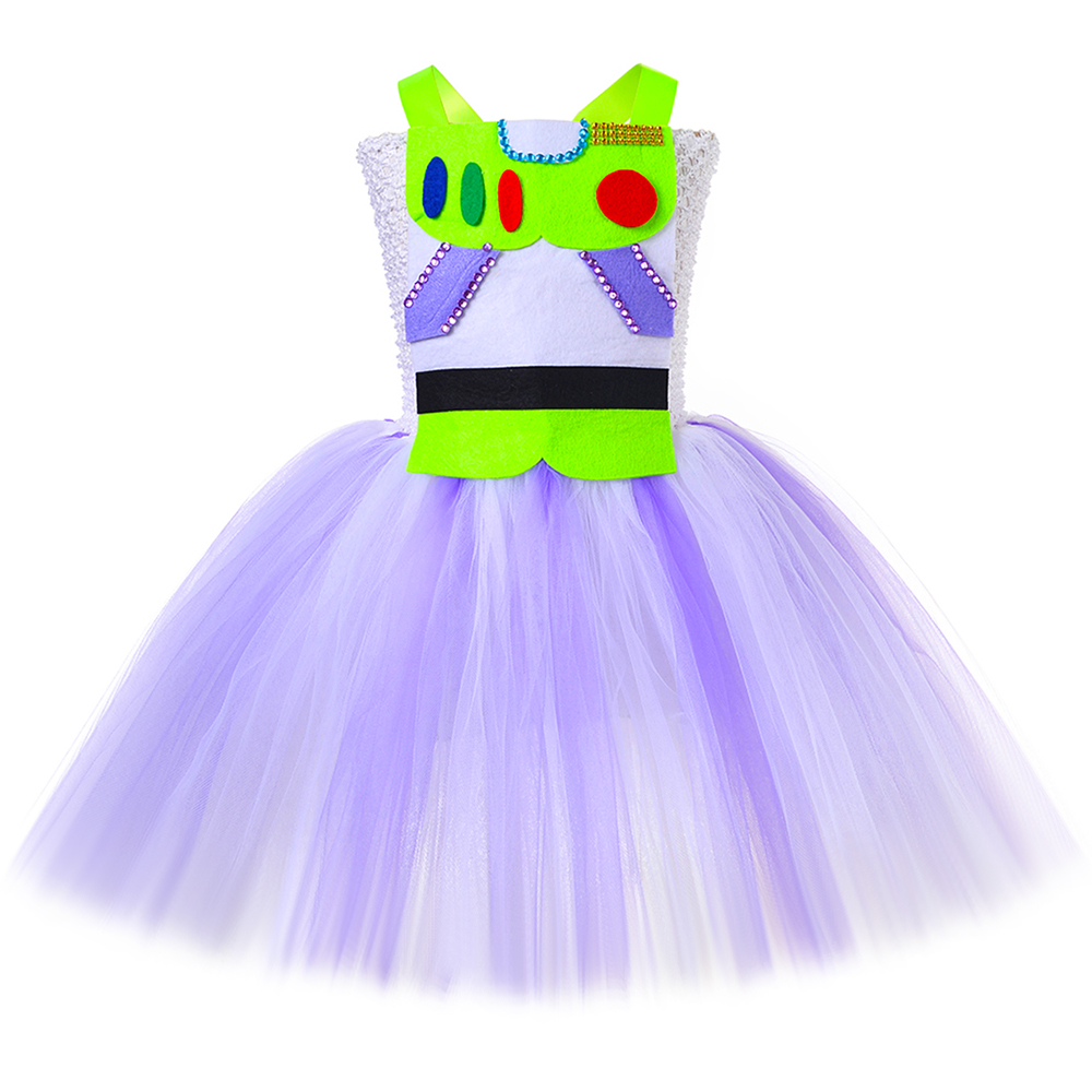 Girls Buzz Lightyear Costume T - Toddler Girl Tulle Party Dress recension och pris