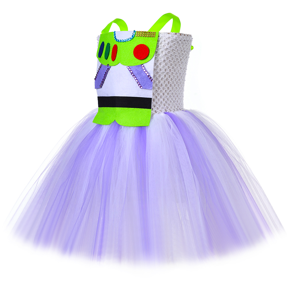 Girls Buzz Lightyear Costume T - Toddler Girl Tulle Party Dress recension och pris