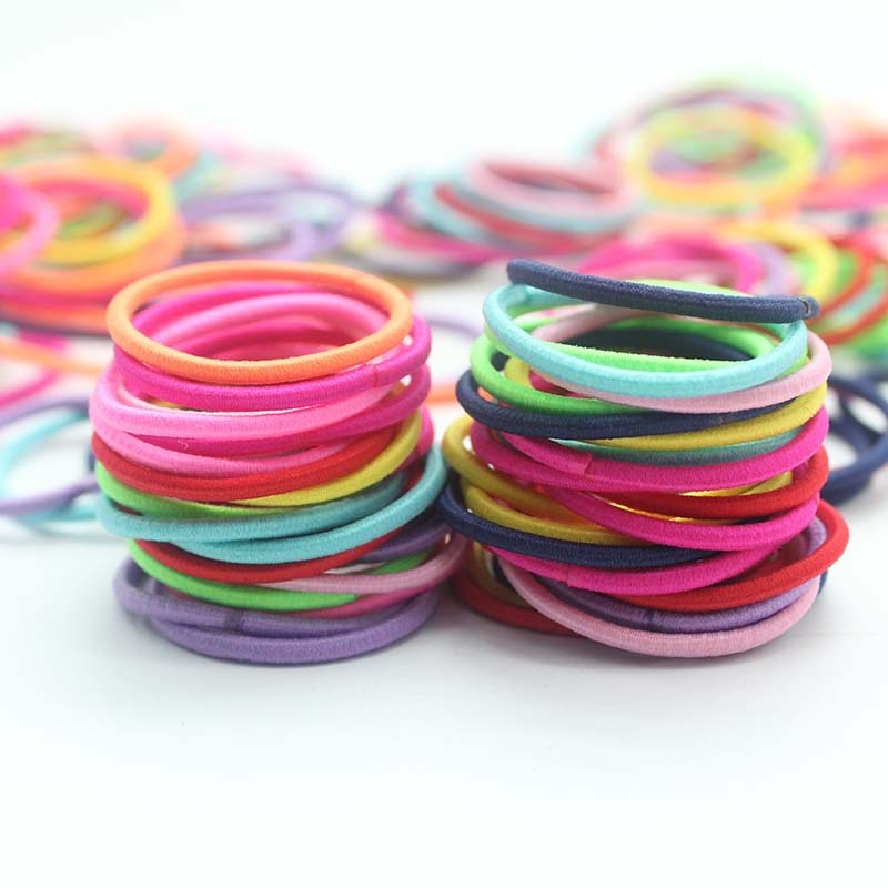 100pcs Hair Bands Girl Candy C - Baby Gear recension och pris