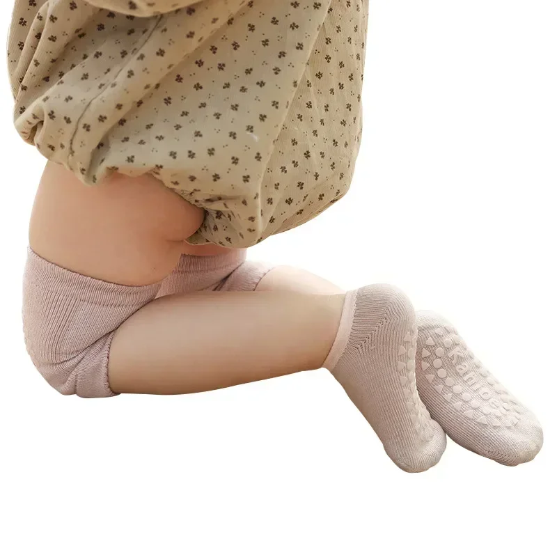 Baby Knee Pads Socks Set for I - Unisex Baby Socks Non Slip recension och pris