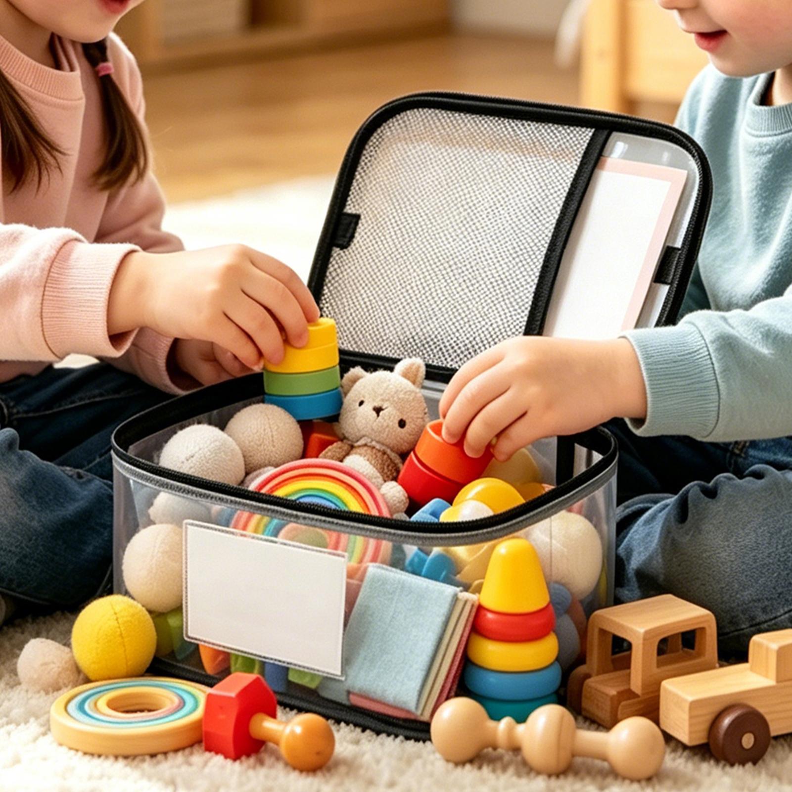 Toy Bags For Storage 6 Pieces  - Nursery recension och pris