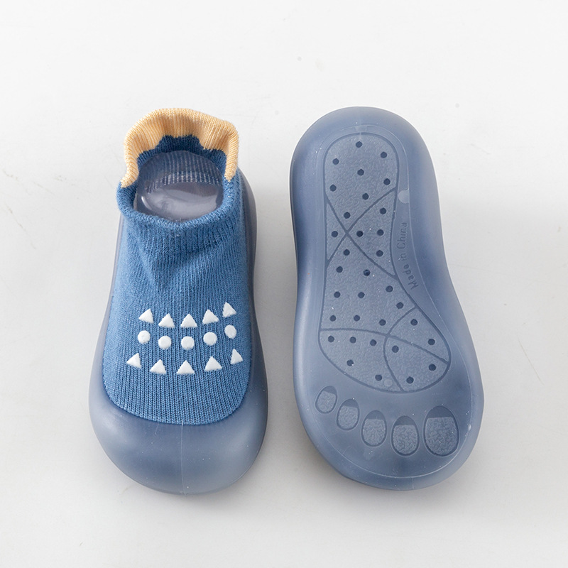 Baby Floor Shoes Blue and Pink - Unisex Baby Socks Non Slip recension och pris