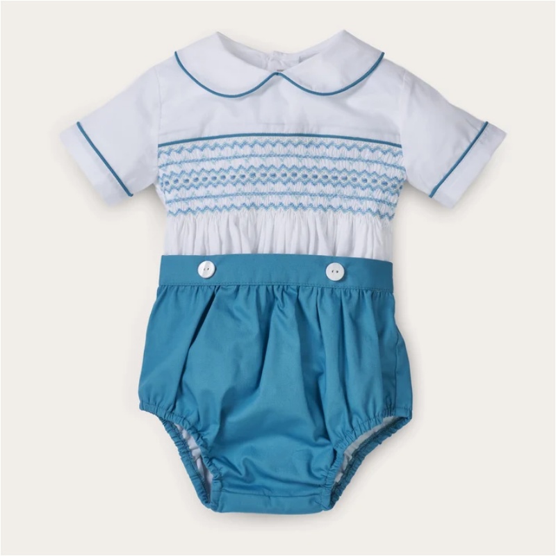 0-6Y Summer Baby Boy Hand Smoc - Baby Boy Suit Set Baptism recension och pris