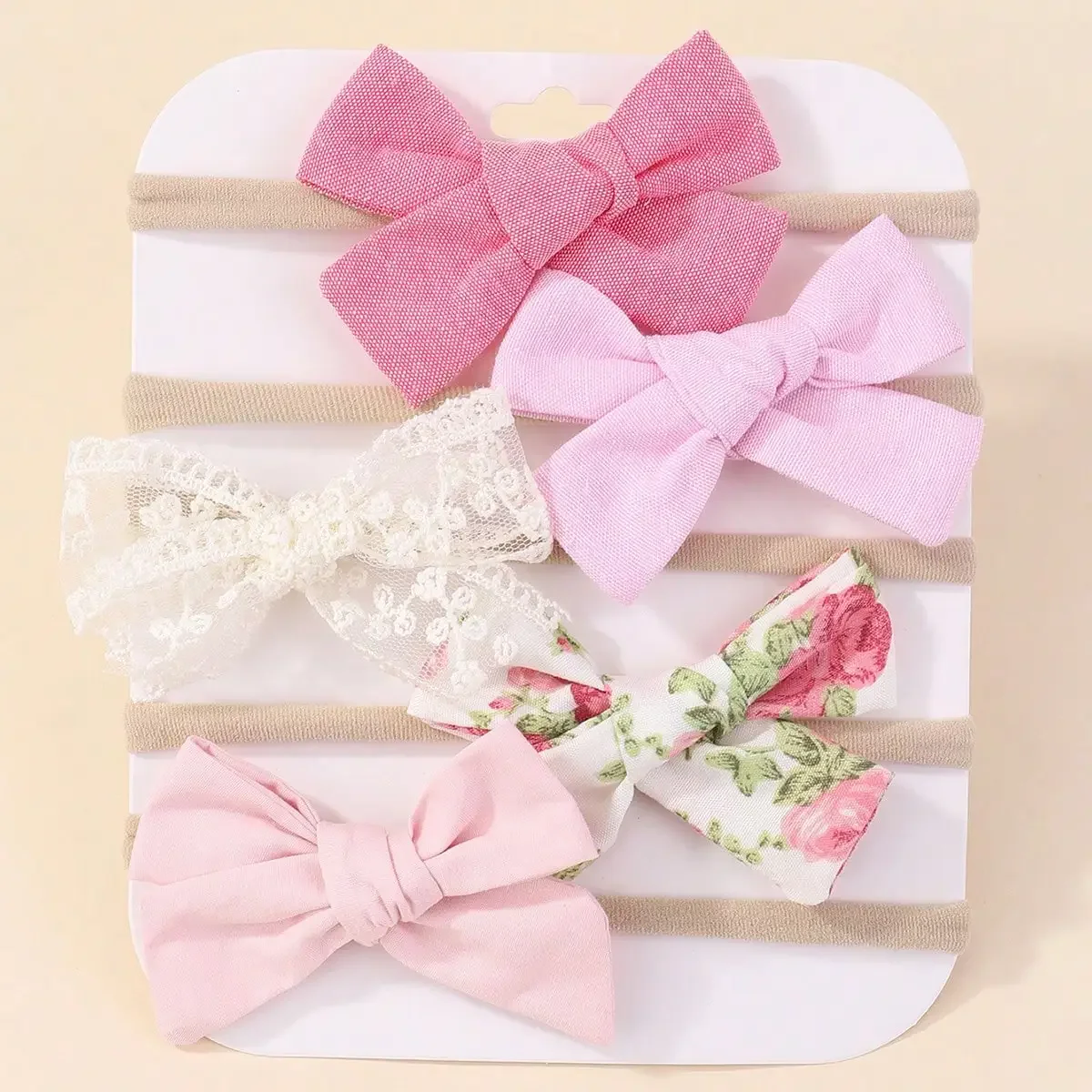 5Pcs/Set Baby Elastic Headband - Baby Gear recension och pris