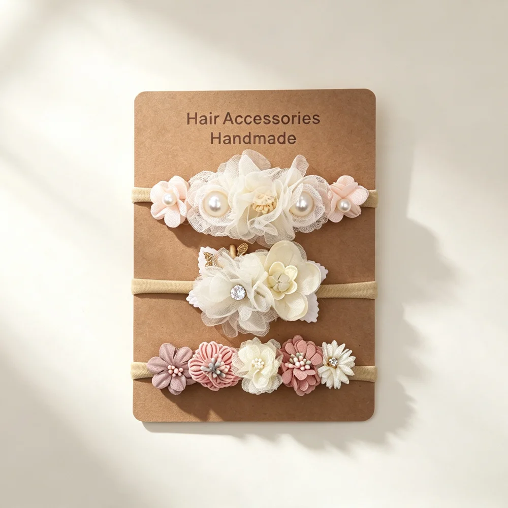 3pcs Baby Girl Elastic Headban - Baby Gear recension och pris