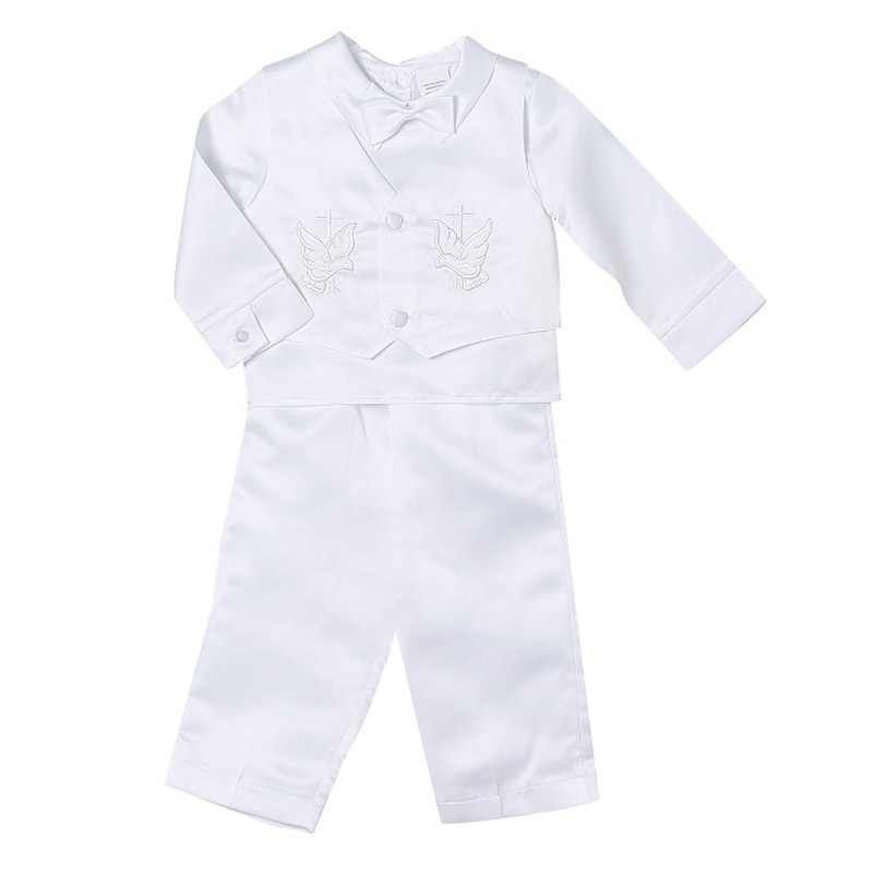 Baptism Clothes Babies Boys Wh - Baby Boy Suit Set Baptism recension och pris