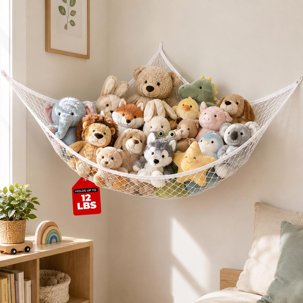 Mesh Toy Storage Hammock Hangi - Nursery recension och pris
