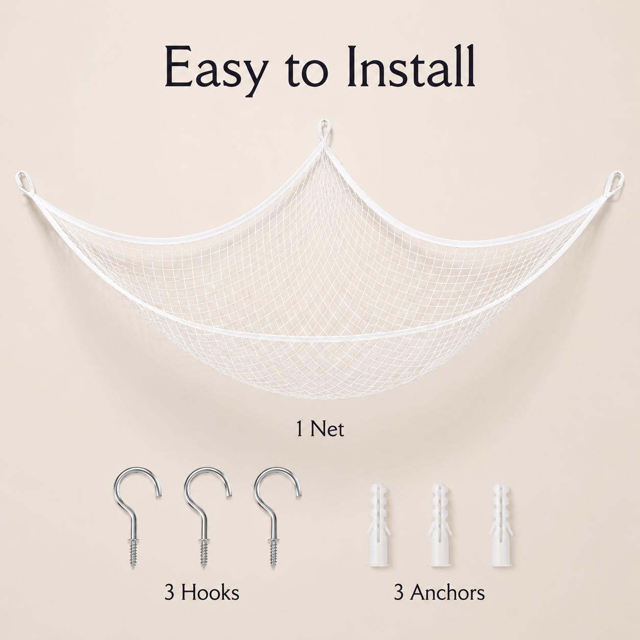 Mesh Toy Storage Hammock Hangi - Nursery recension och pris