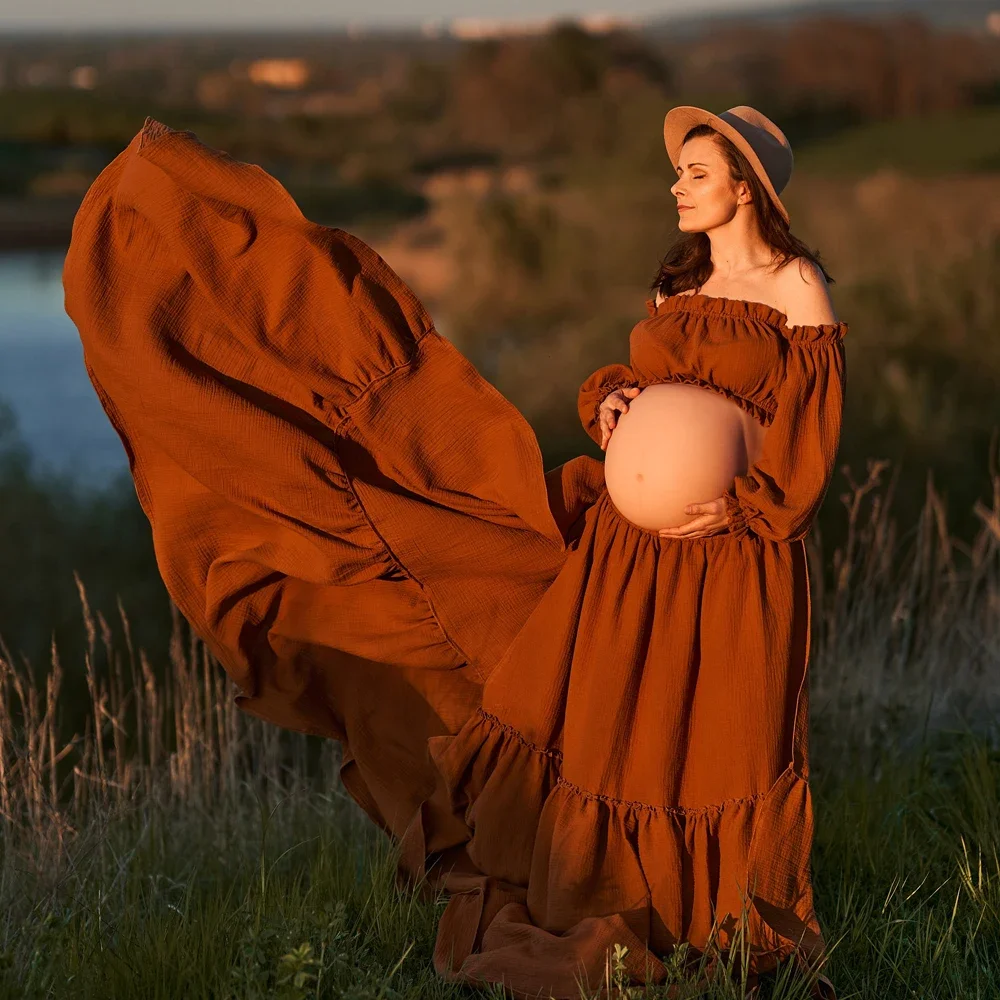 Sexy Off Shoulder Retro Matern - Maternity Wear recension och pris