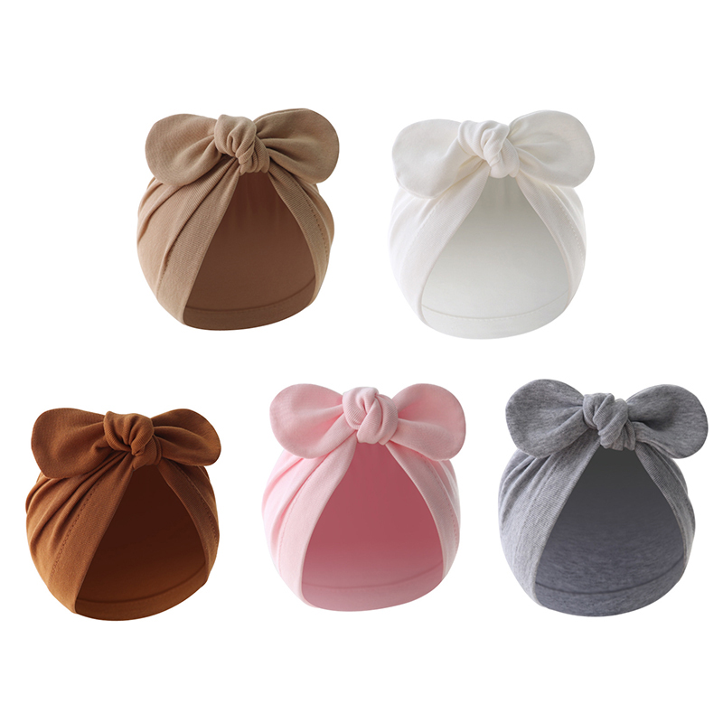 Cute Bunny Ears Baby Turban Ha - Infant Beanie Hat With Ears recension och pris