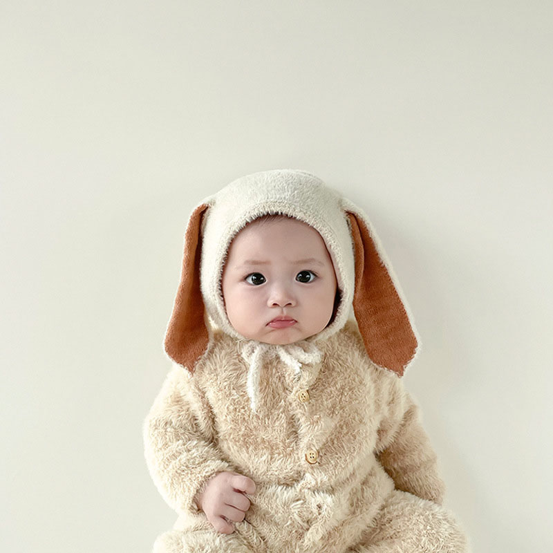 Winter Plush Baby Bunny Hat Wi - Infant Beanie Hat With Ears recension och pris