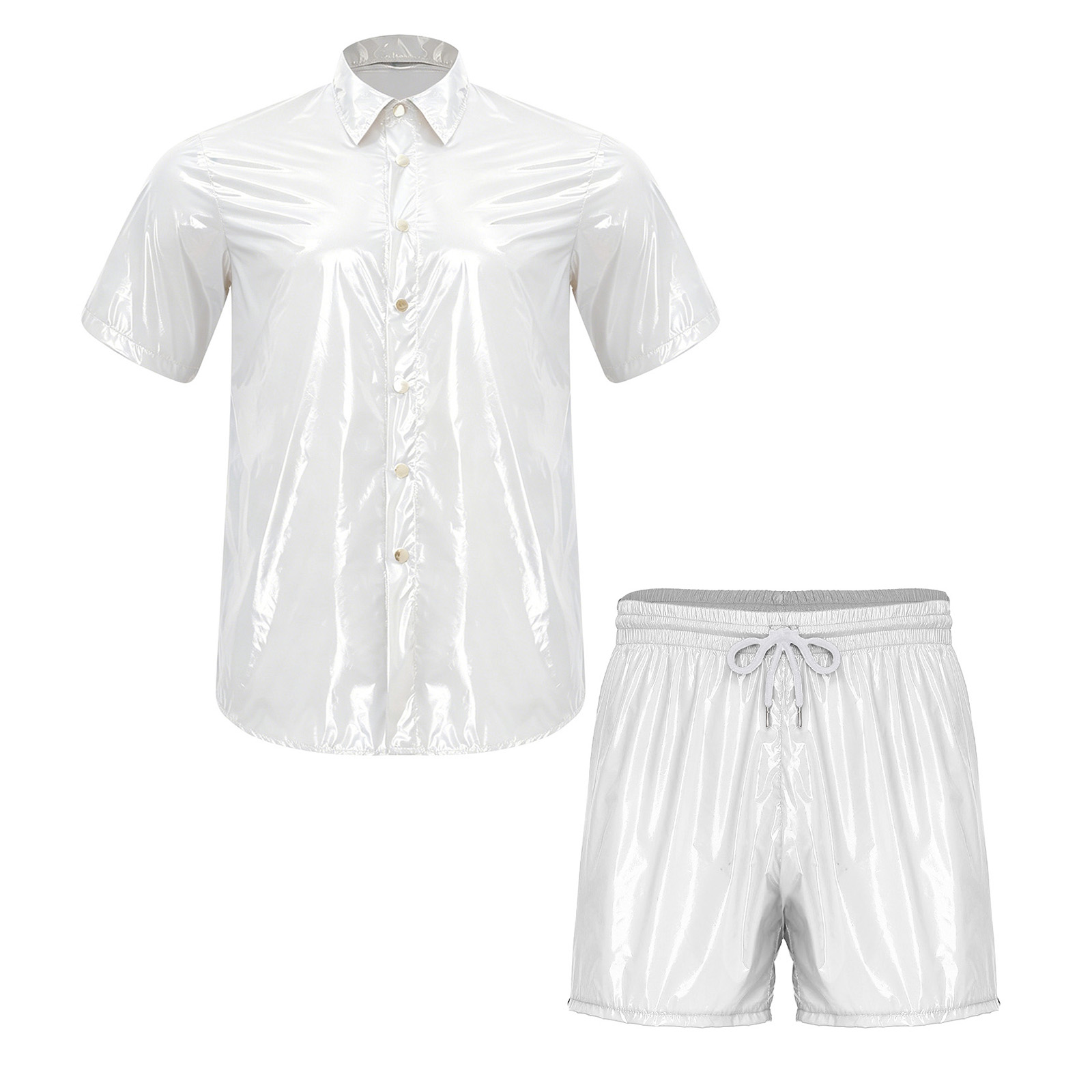 Men Glossy Waterproof Tops and - Diapering recension och pris