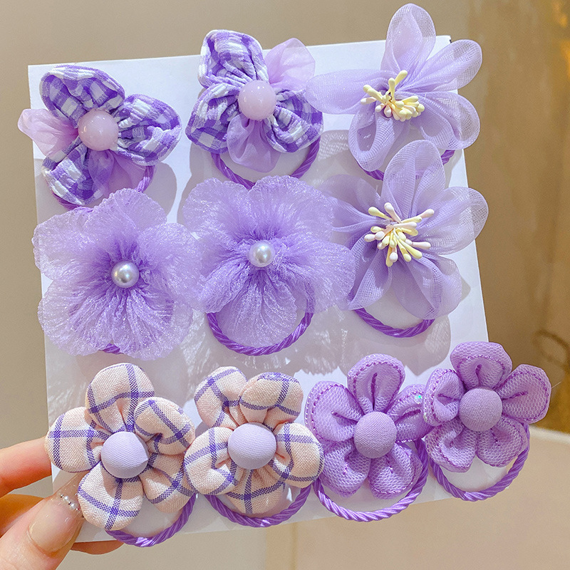 10Pcs Children's Mesh Flower H - Baby Gear recension och pris