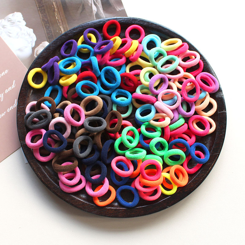 100 Pcs/Lot Elastic Hair Bands - Baby Gear recension och pris