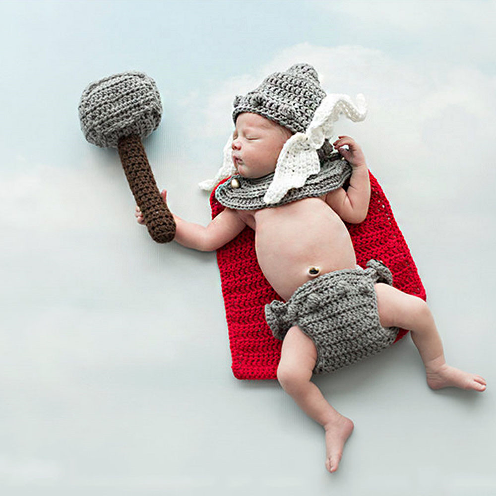Newborn Photography Props Thor - Infant Photography Props Outfit recension och pris