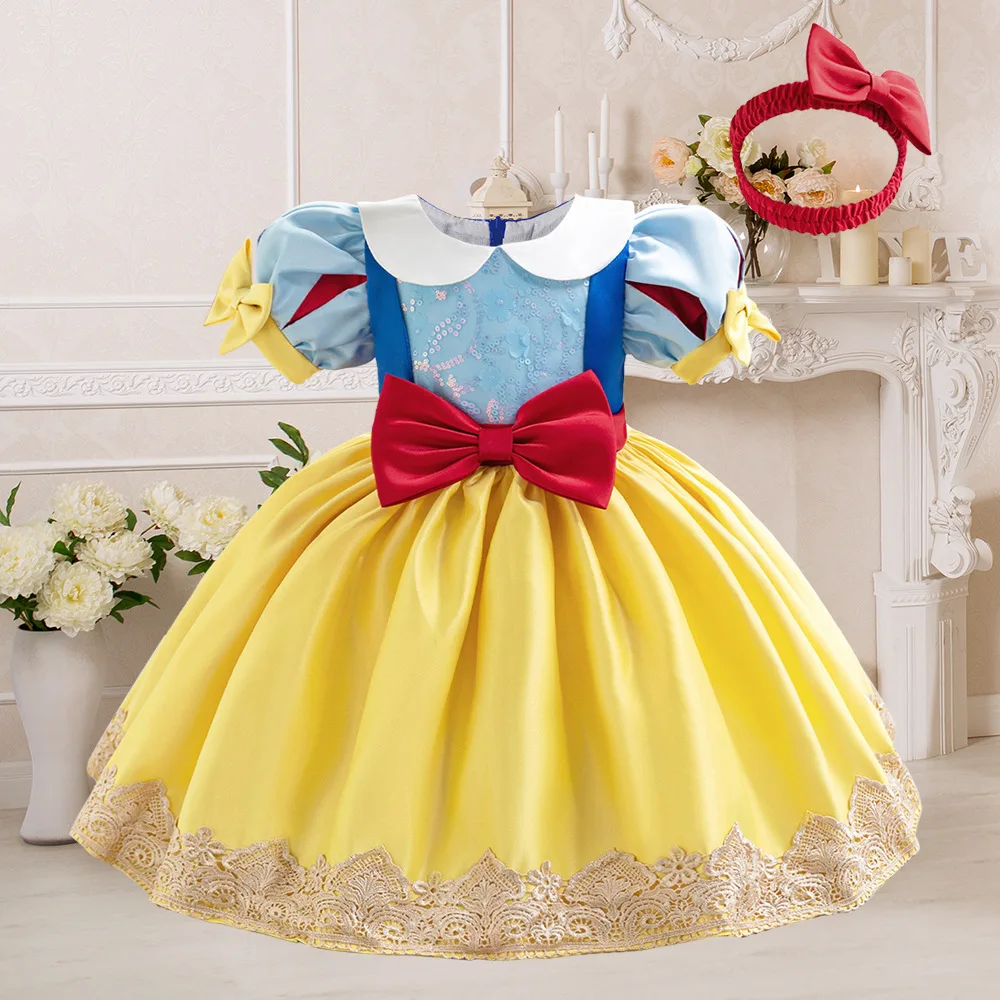 Yellow Tutu Party Dress For Gi - Toddler Girl Tulle Party Dress recension och pris